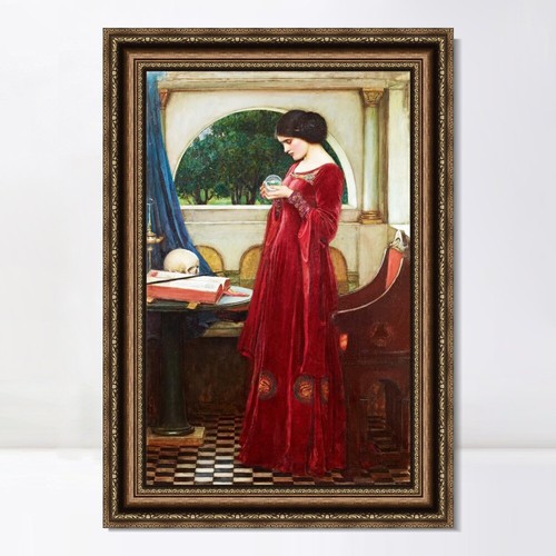 Framed art crystal ball - crystal,