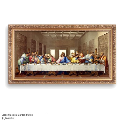 Elegant framed wall - art, the
