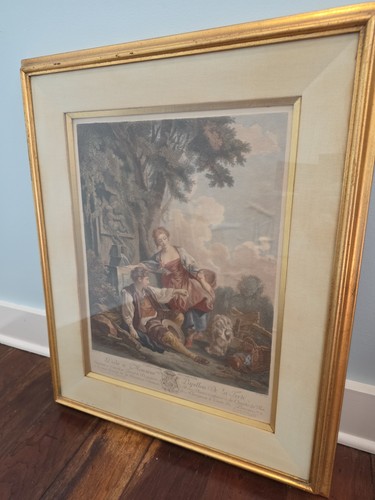 18th french engraving - c,